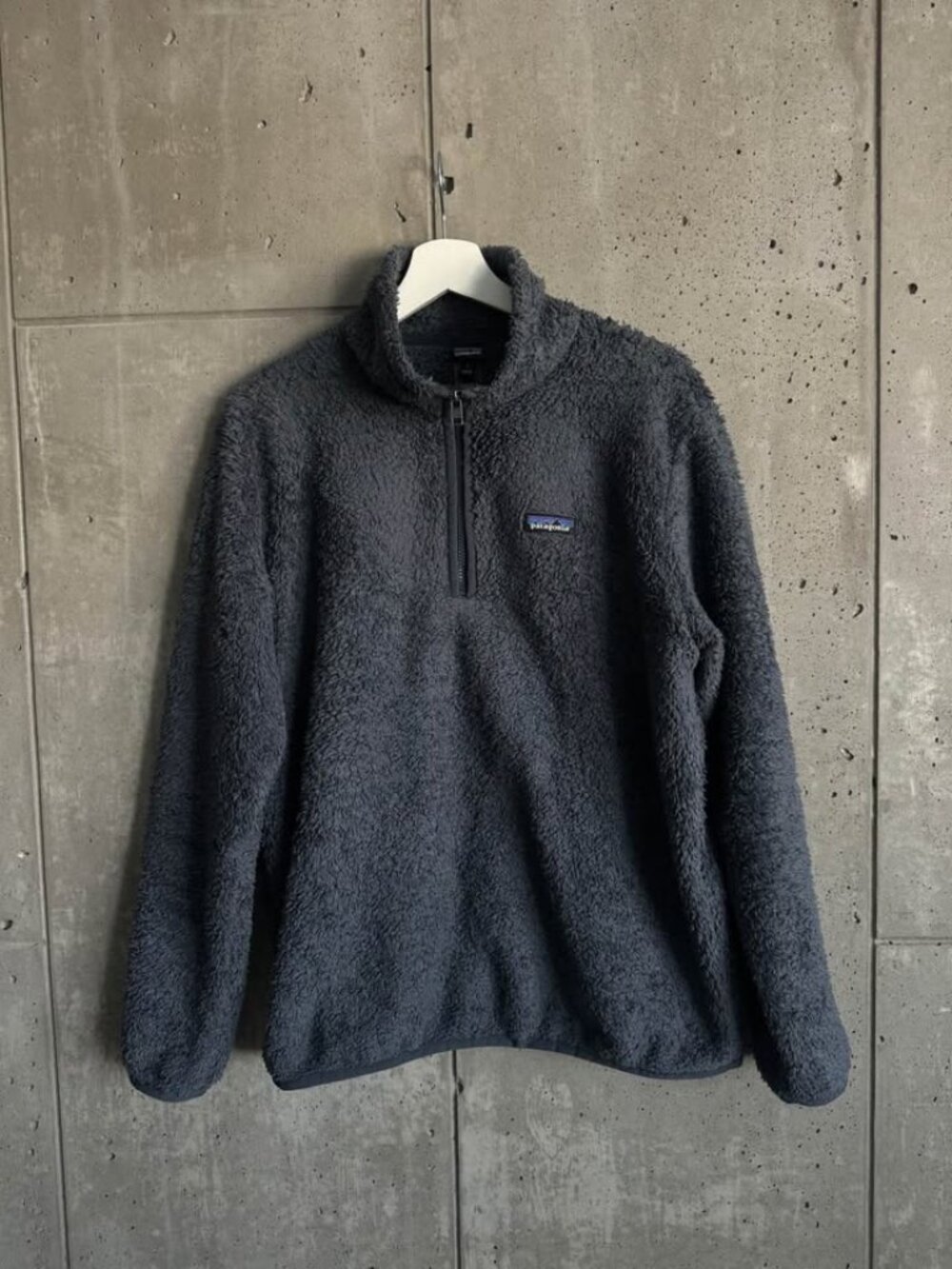 Patagonia Los Gatos 1/4 Zip Blue Fits Men’s M Women’s L Good Used Condition